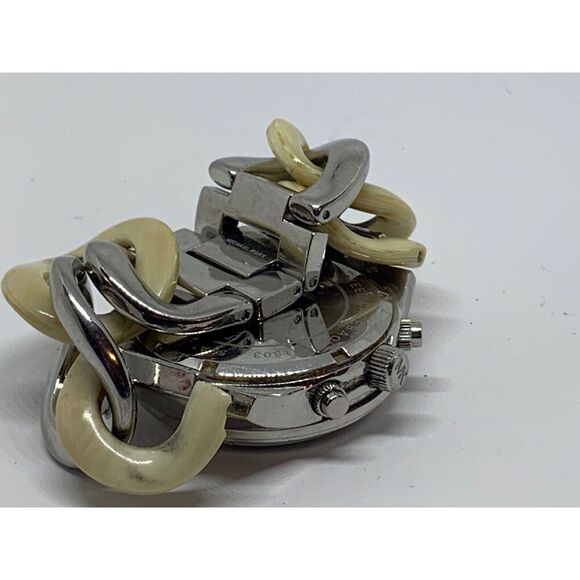 Michael Kors MK4263 Womens Stainless Steel Analog Silver Dial Quartz Watch GE113 - Picture 11 of 12